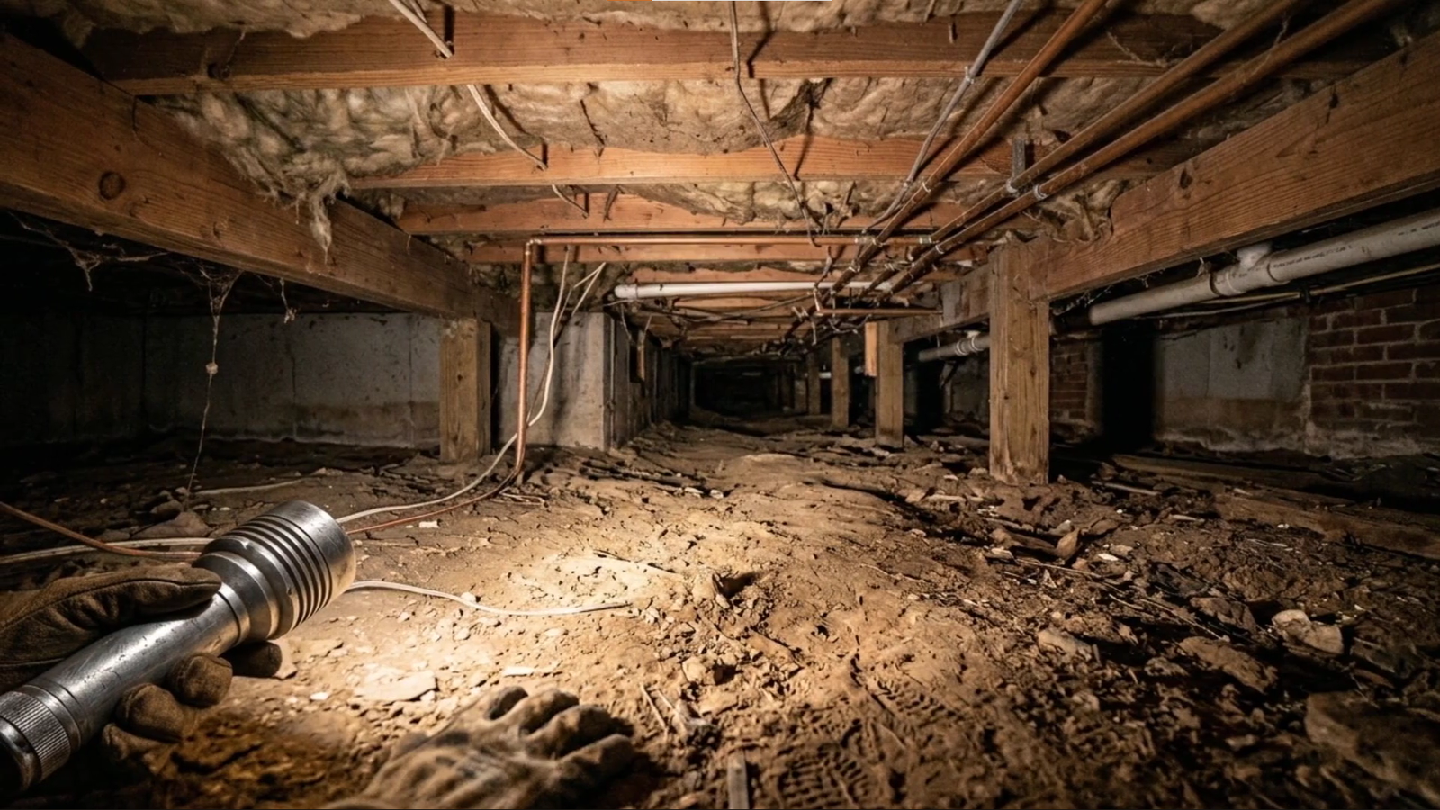 Water damaged crawl space vapor barrier Hiram GA